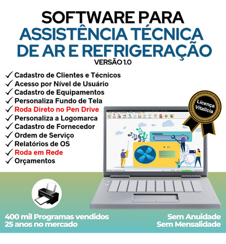 Software Assistência Técnica Para Ar E Refrigeração V1.0