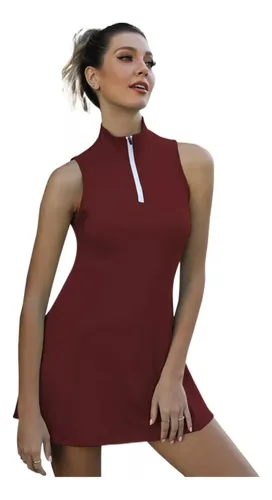 Vestidos color vino con tenis new arrivals