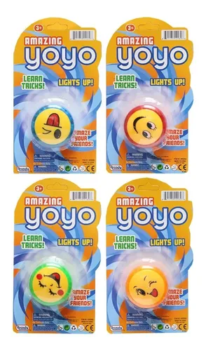 Yoyó Iluminado – Pack De 4 Colores Con Luces LED, Ligero Y Portátil Para Principiantes
