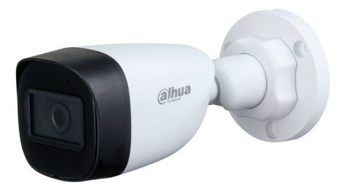 Dahua Cámara Bullet HFW1200CNA Resolución 1080p Lente 2.8mm  IR Inteligente de hasta 30Mts Micrófono Integrador Formatos Múltiples de video Estilo Bala Blanca