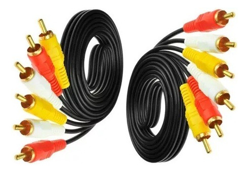Cable Rca Macho - Macho X3 2.60mt Hwin     