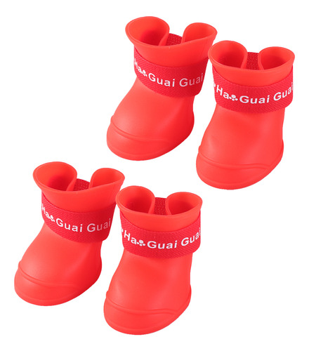 Botas De Lluvia Para Perros, Antideslizantes, Impermeables,