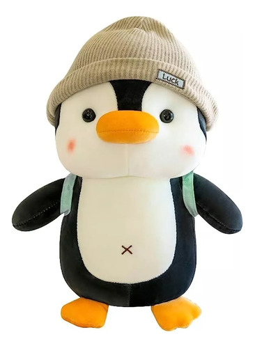Peluche Pingüino Viajero Piel Masmelo 25 Cm