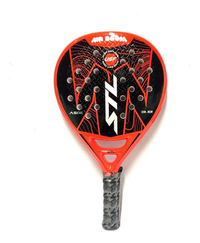 Imagen 4 de 9 de Paleta Padel Steel Custom Air Boom 2019 + Efecto + Potencia