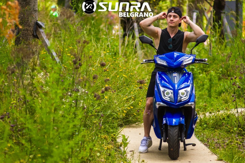 Imagen 16 de 16 de Moto Electrica Sunra Hawk Usada Litio Gris Mate Sin Patente