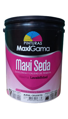 Maxigama Pintura De Seda Azul Celeste Galon