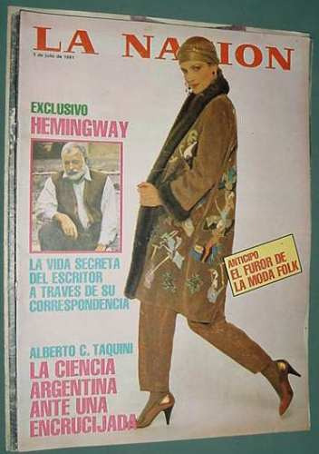 Revista Diario Nacion 626 Hemingway Carmen Barbieri Moda