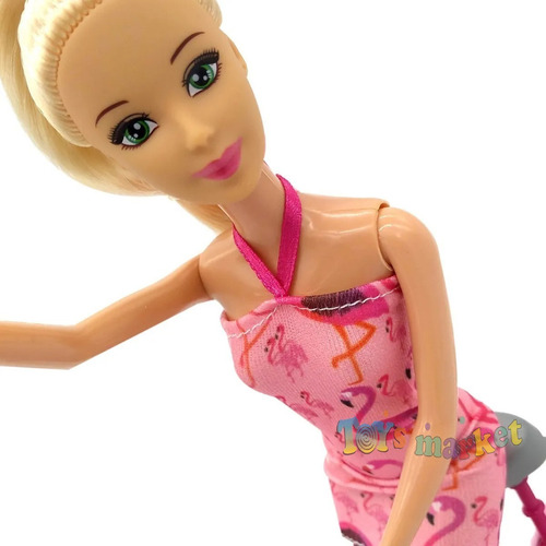 Imagen 7 de 7 de Muñeca Kiara Y Su Bicicleta Nenas Juguetes Niñas Juegos