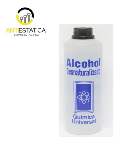 Alcohol Desnaturalizado De 1 Litro 95% Etilico Alta Pureza 