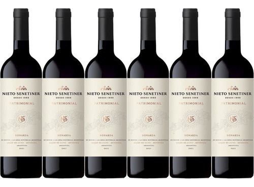 Vino Nieto Senetiner Patrimonial Bonarda X6 - Oferta Celler