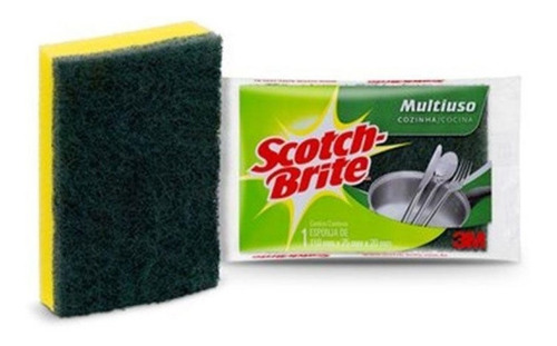 Esponja Scoth Brite Wave Amarela E Verde 3m