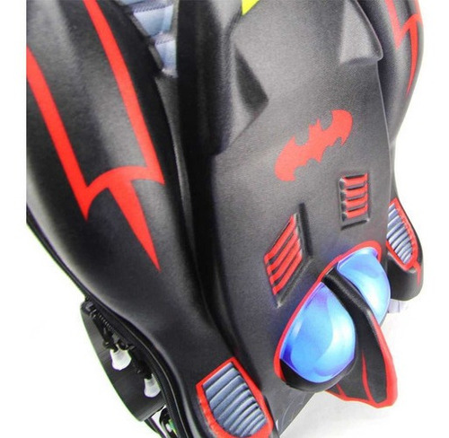 Imagem 7 de 8 de Mochilete Batman Batmovel 3d Maxtoy Diplomata 3805pm19