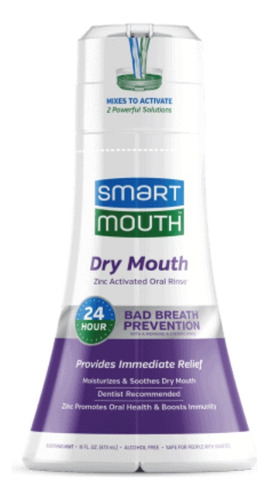 Smart Mouth Activado Enjuague Bucal Dry Mouth Original 473ml