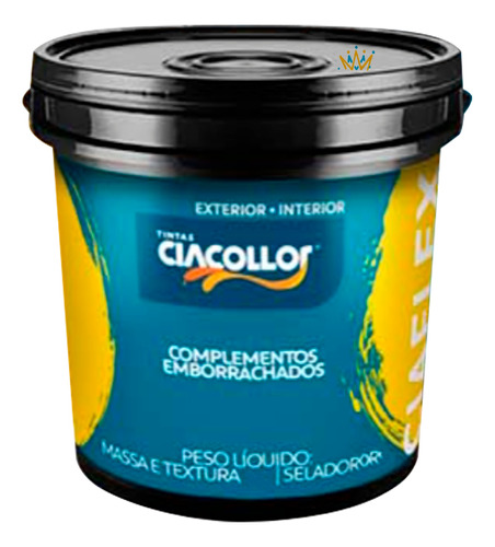 Tinta Elastica Selador Emborrachado 1 8kg Parede Laje Proteg