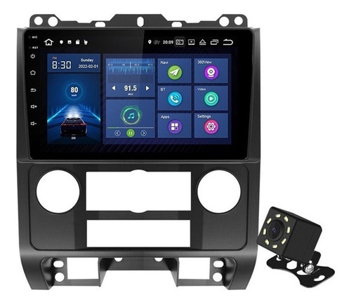 Estéreo Android 10 Carplay For Ford Escape 2008-2011 Gps Bt