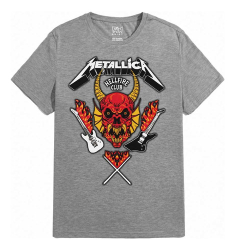 Metallica Rock Metal Varios Diseños Polera Estampada Adulto