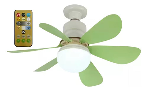 Lámpara De Ventilador De Techo Con Control Remoto, Luces Reg