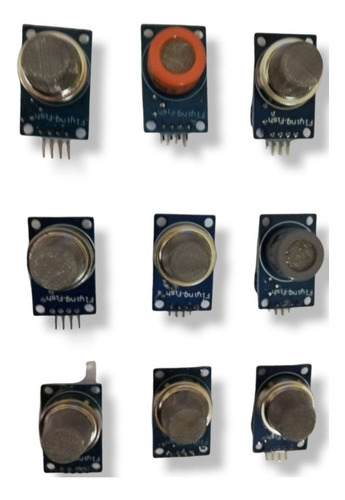 Kit Módulos Sensores De Gas Compatible Con Arduino Serie Mq