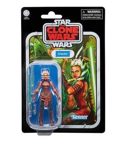 Ahsoka Tano Star Clone Wars Vintage Hasbro Nuevo Sellado