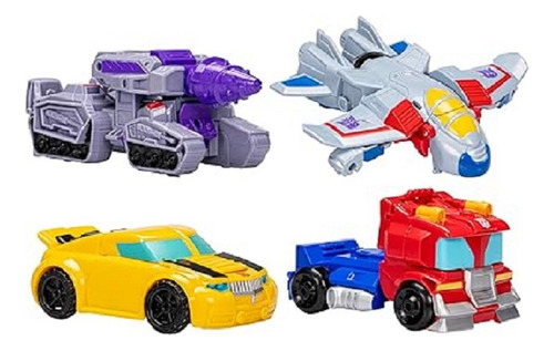 Transformers Héroes Vs Villanos -set De 4 Figuras (f7147)