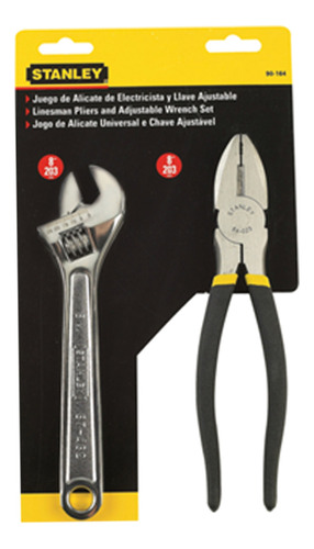 Juego Alicate Electric Y Llave Ajustable (stanley-90164la)