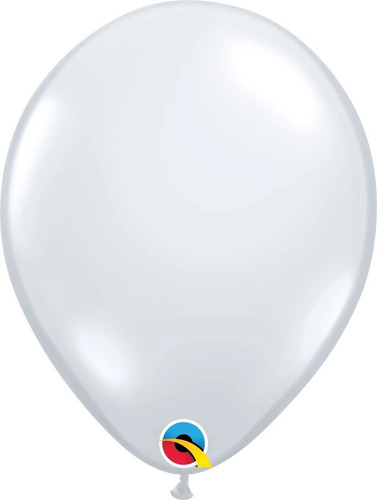 Qualatex Balões 11 Polegadas Diamond Clear - 25 Unidades