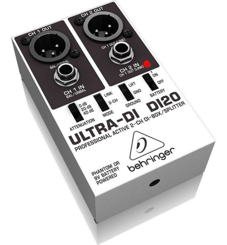 Direct Box Ativo Behringer Ultra-di Di20
