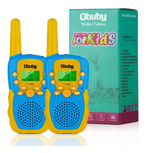 Walkie Talkies Para Niños 22 Canales Radio Bidireccional Re