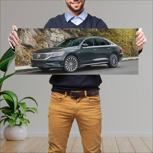 Cuadro 30x80cm Auto 2022 Volkswagen Passat Limit 998