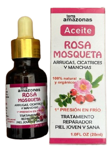 Aceite Rosa Mosqueta Regenerador, Arrugas Cicatrices Manchas