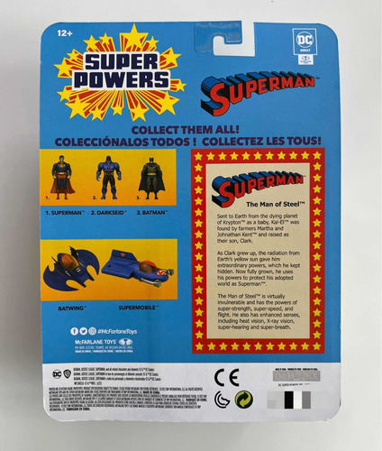 Súper Poderes Mcfarlane Toys Supermán Batman Lantern Darksei