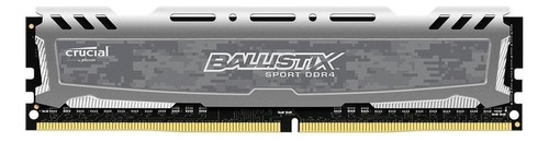 Memória RAM Ballistix Sport LT color gray  8GB 1 Crucial BLS8G4D26BFSBK