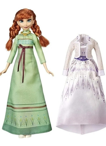Muñeca Anna Frozen 2, Vestido De Arendelle Fashions.