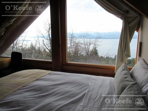 Imagen 27 de 30 de Casa En Venta Barrio Cerrado Antu Hue, Con Excelente Vista Al Lago En Bariloche
