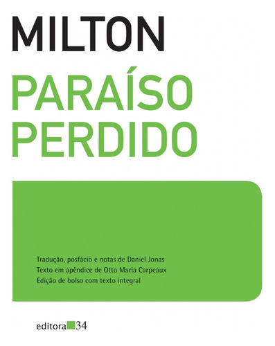 Livro: Paraíso Perdido - John Milton