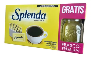 Splenda Endulzante Sustituto De Azucar 600 Sobres + Frasco