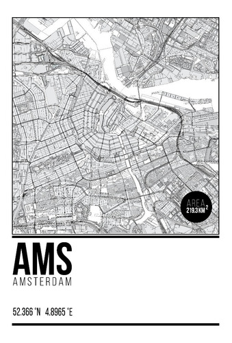 Láminas - Mapas De Ciudades (digital) Listas Para Imprimir