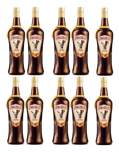 Licor Amarula 10 Garrafas Licor 750ml