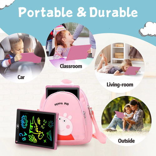 Lousa Digital Infantil Lcd Colorida 12 Polegadas