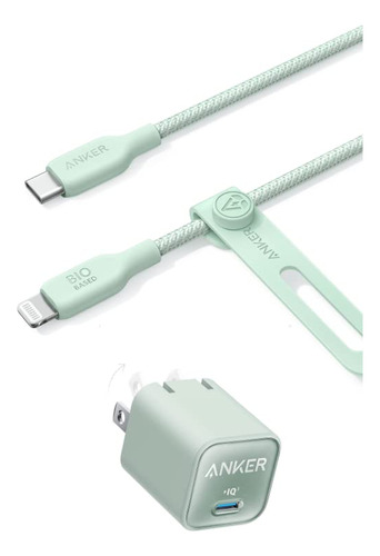 Anker Cable Usb-c Lightning Bio-nailon 541 3 Pie 6 Mfi Carga