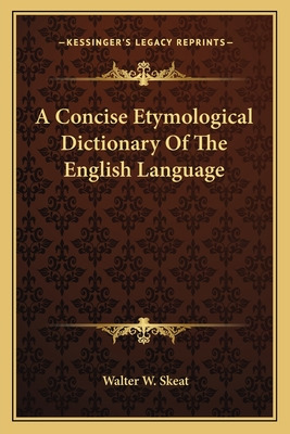 Libro A Concise Etymological Dictionary Of The English La...