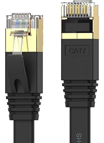 Cat 7 Ethernet Cable 25 Ft High Speed 10gbps 600mhz, Shielde