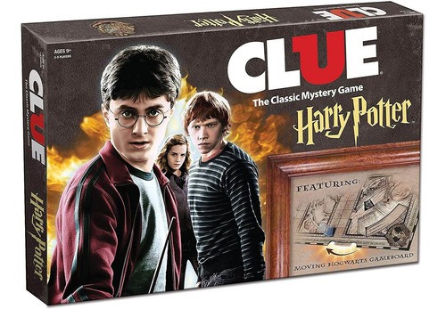 Juego De Mesa  Clue Harry Potter   No Necesariamente Españo