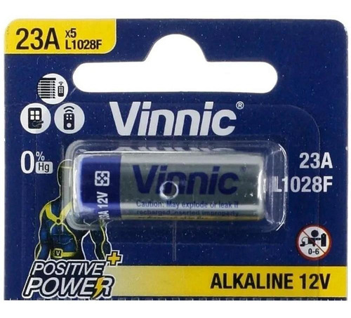 Pilas X40 23a Alcalina 12v  De 52mah Reales Vinnic