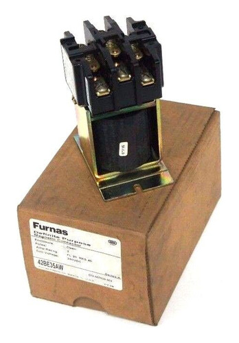 Nib Furnas 42be35aw Magnetic Contactor 3 Pole, Fl 30 Res Zzg