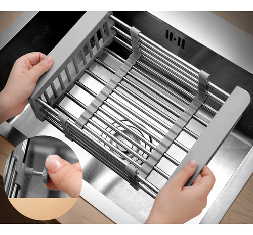 Escurridor De Platos Extensible Sobre El Fregadero
