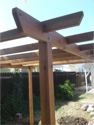 Imagen 2 de 12 de Pergola Personalizada Para Patios Exteriores Terrazas Jardin