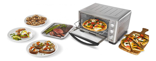 Horno Tostador Y Asador Cuisinart Tob-1010 De Acero Inoxidab