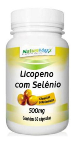  Suplemento Alimentar Selênio + Licopeno 500mg 60 Caps*