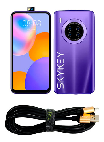 Celular Skykey Iri Dual Sim Android Ram 2 Gb+16gb + 10 Cables V8 De 2m